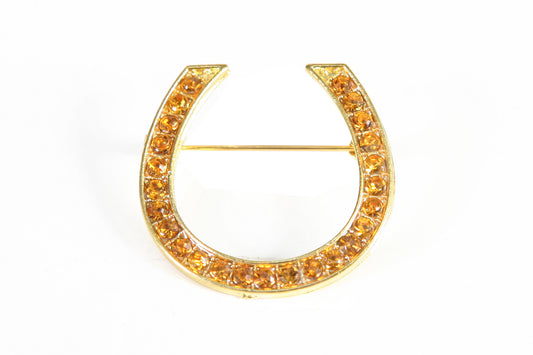 Horka Horse Shoe Stock Pin- SIlver