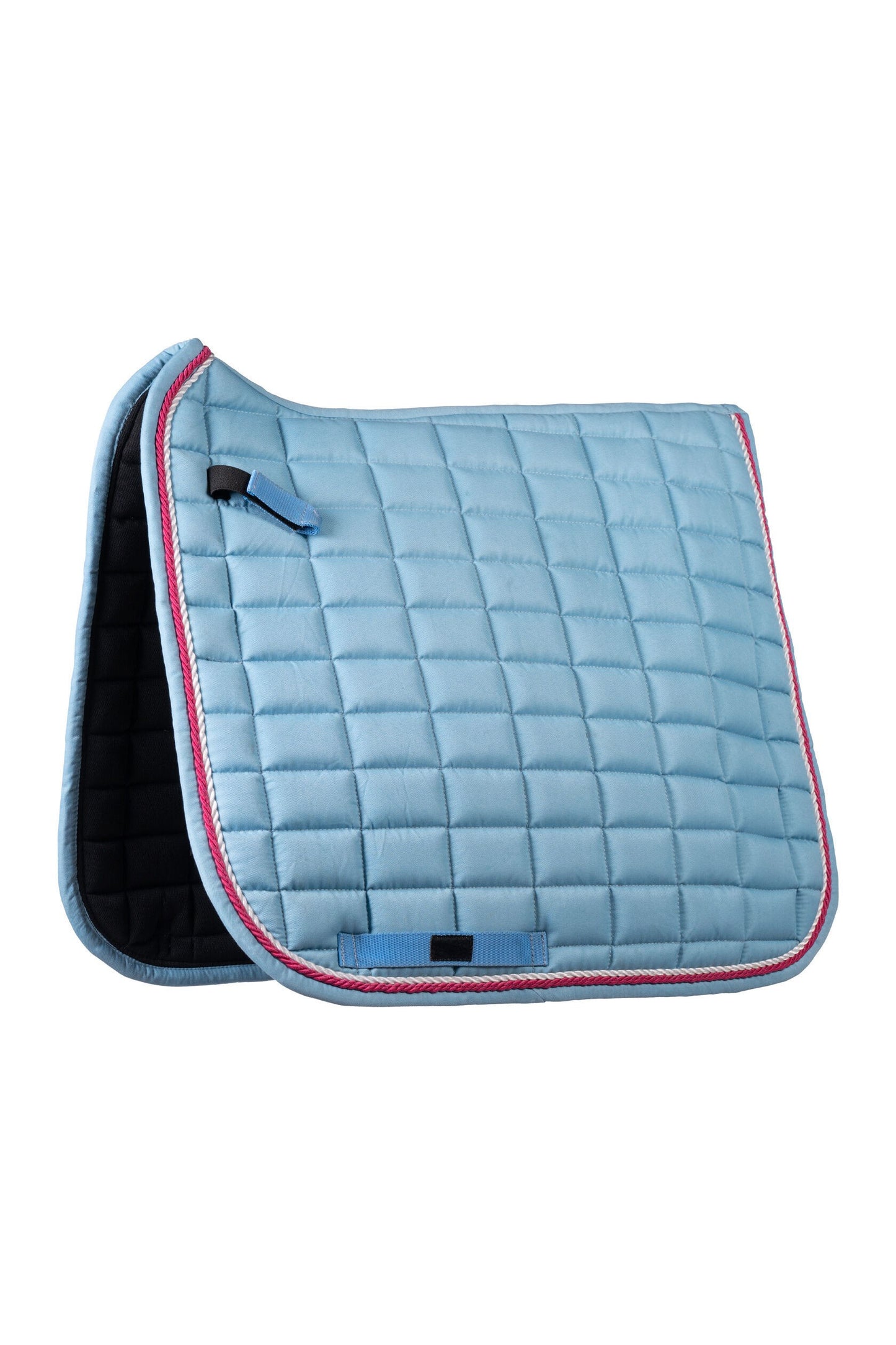 HKM Saddlepad "Manchester" - GP shape- Light Blue- Cob/ Full Size