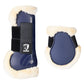 Horka Fur lined Tendon & Fetlock Boot Set- Blue- Large