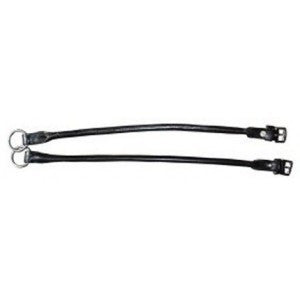 Shires Leather Gag Cheeks- Rolled English