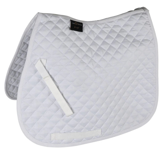 Shires Arma Lite Saddlecloth- White- 17-18"