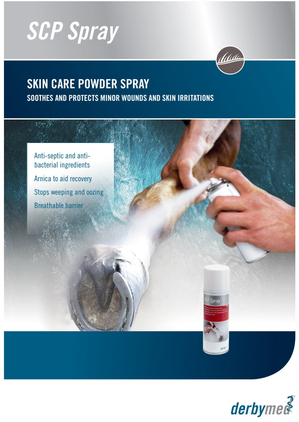 Derbymed Dermacam formally SCP Spray 200ml (wound and skin Spray)