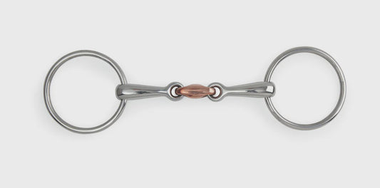 Shires Loose Ring Copper Lozenge Snaffle