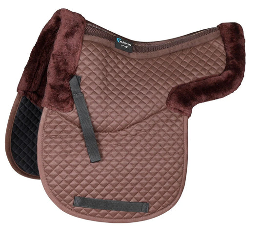 Shires ARMA Half Lined Numnah- Black- 15-16.5"