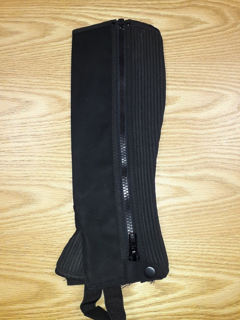 Equisential Amara Half Chaps- Adults Black