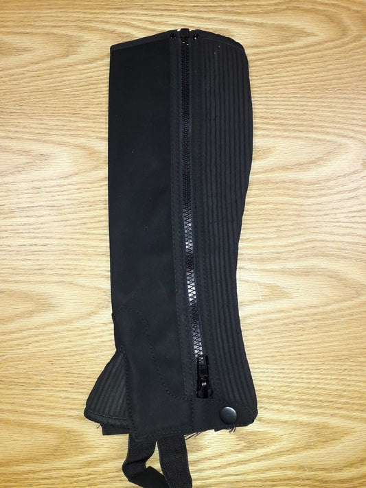 Equisential Amara Half Chaps- Adults Black