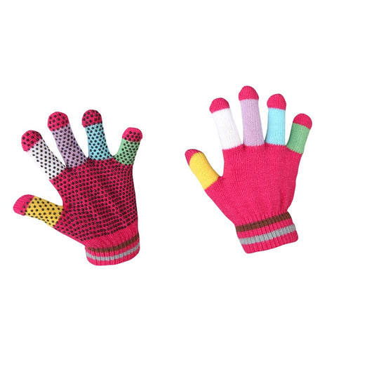 Red Horse Magic Gloves- Kids- Pink