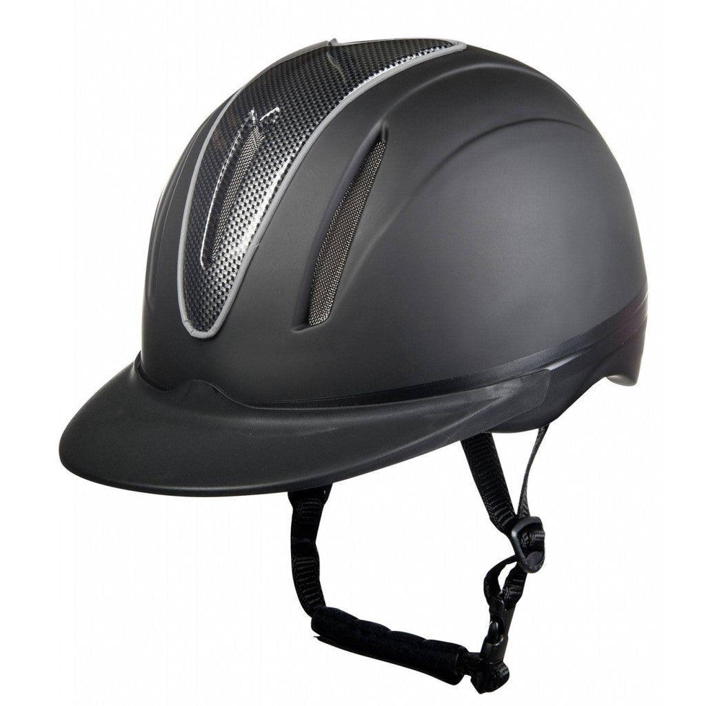 HKM Riding Helmet "Carbon Art"- 48- 54cm