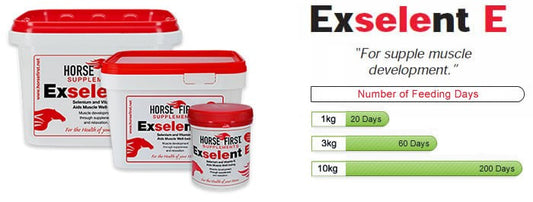 Horse First Exselent-E 1kg- 20 Servings