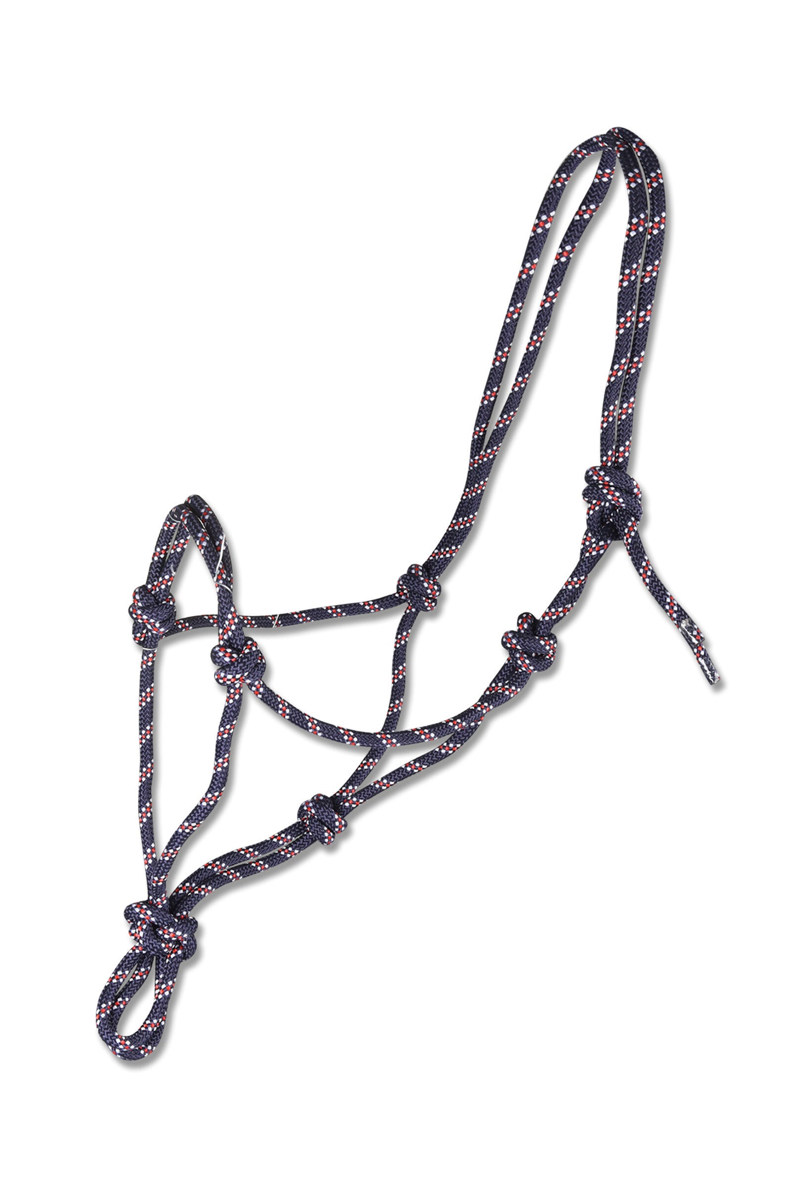 Waldhausen Knotted Halter- Navy/ Silver