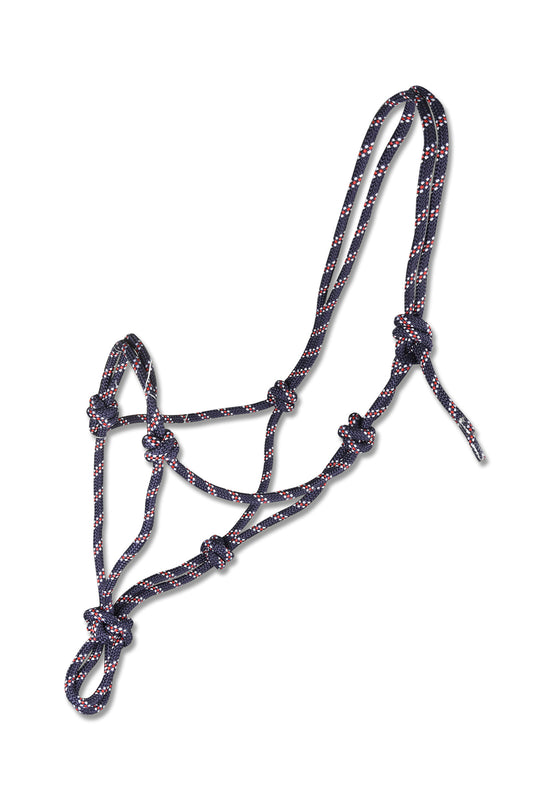 Waldhausen Knotted Halter- Navy/ Silver