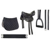 HKM Shetland Pony Saddle Set- Beginner- Black