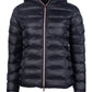 HKM Kids Quilted jacket -Lena- Black/ Rose Gold- Age 10-11