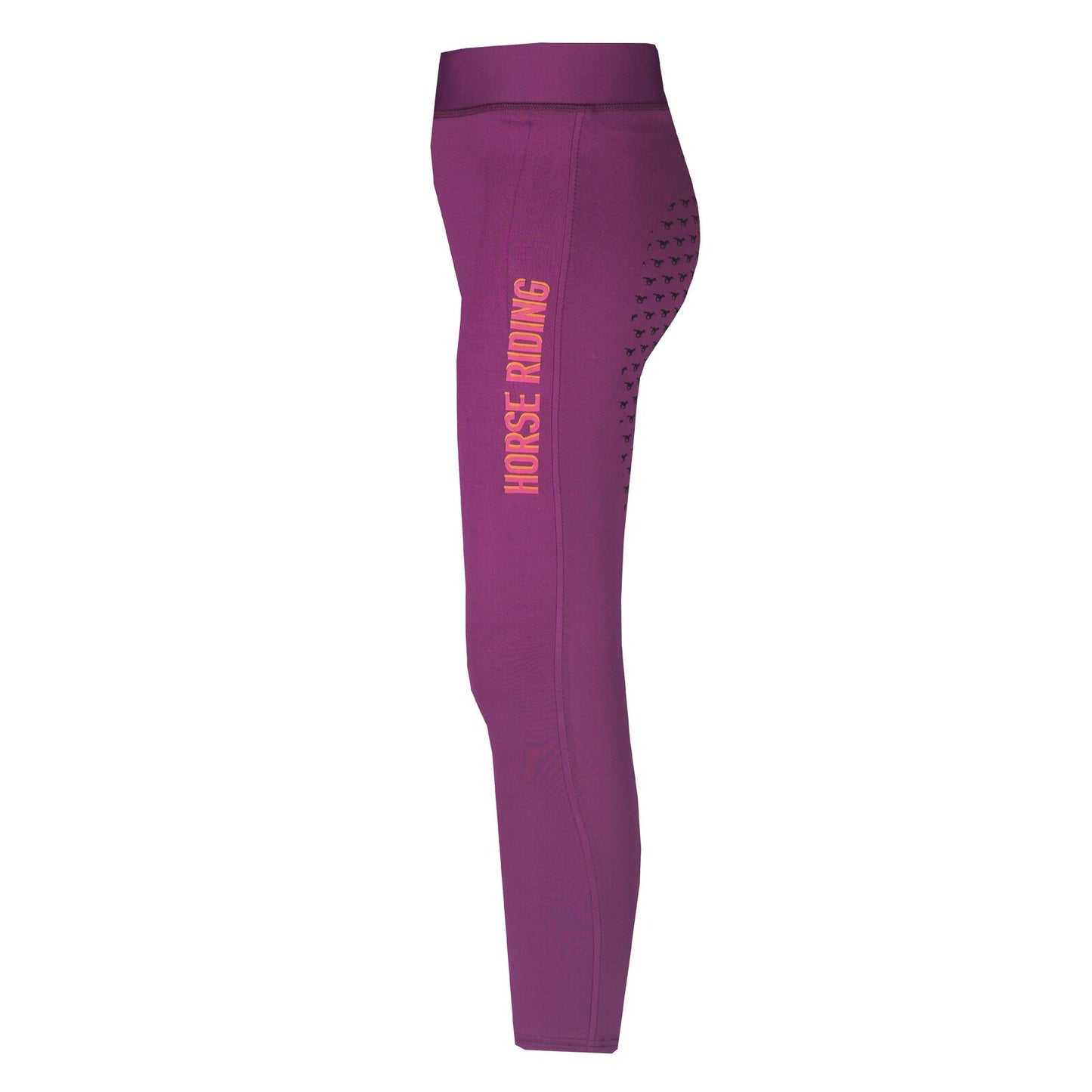 Red Horse Junior Riding Tights "Nina" Purple- Age 12-13