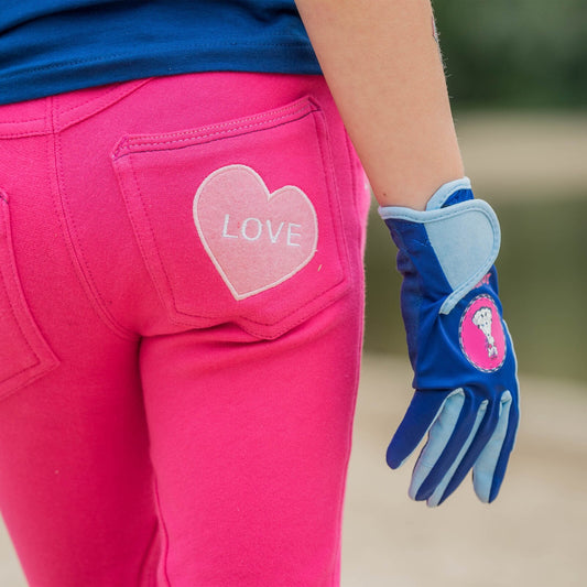 Red Horse Kids Breeches "Presto"- Magenta- Age 10-11