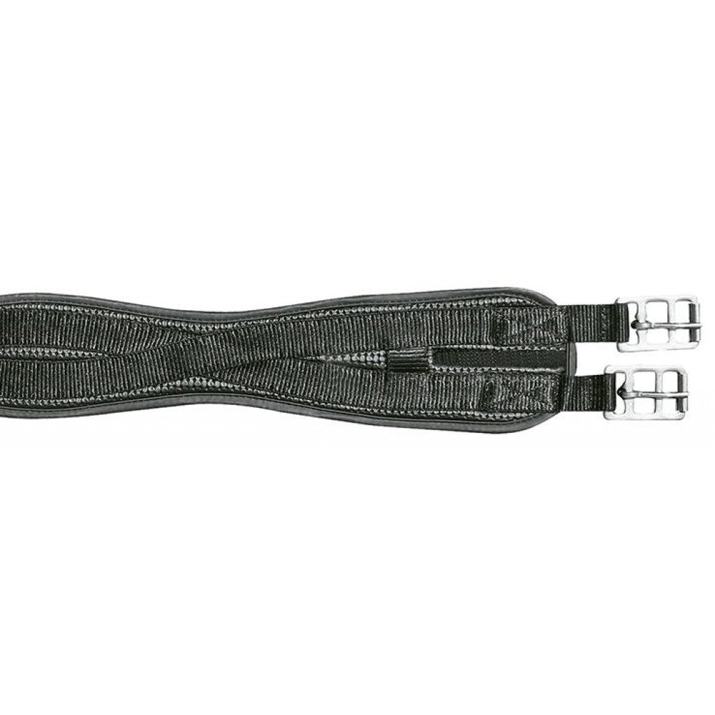 HKM PVC girth quilted -Elastic