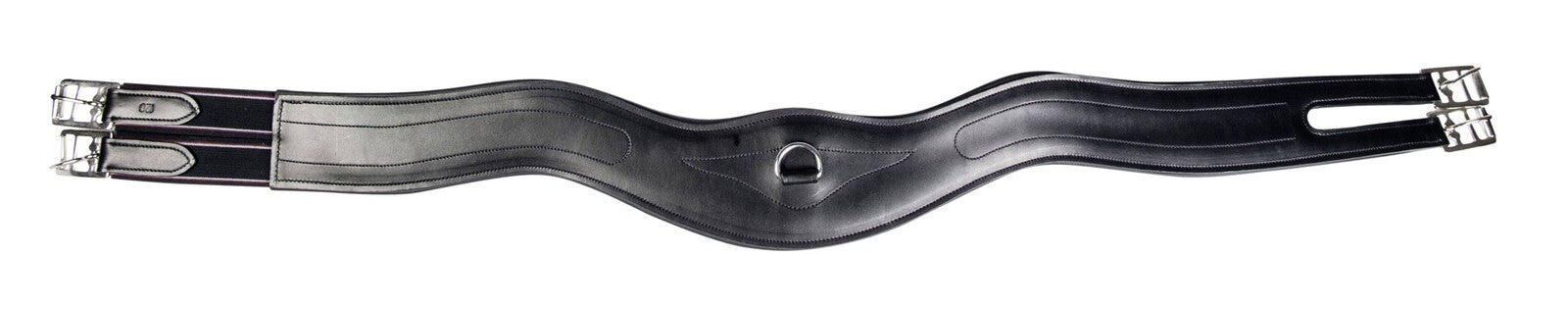 HKM Soft Leather Girth- Black