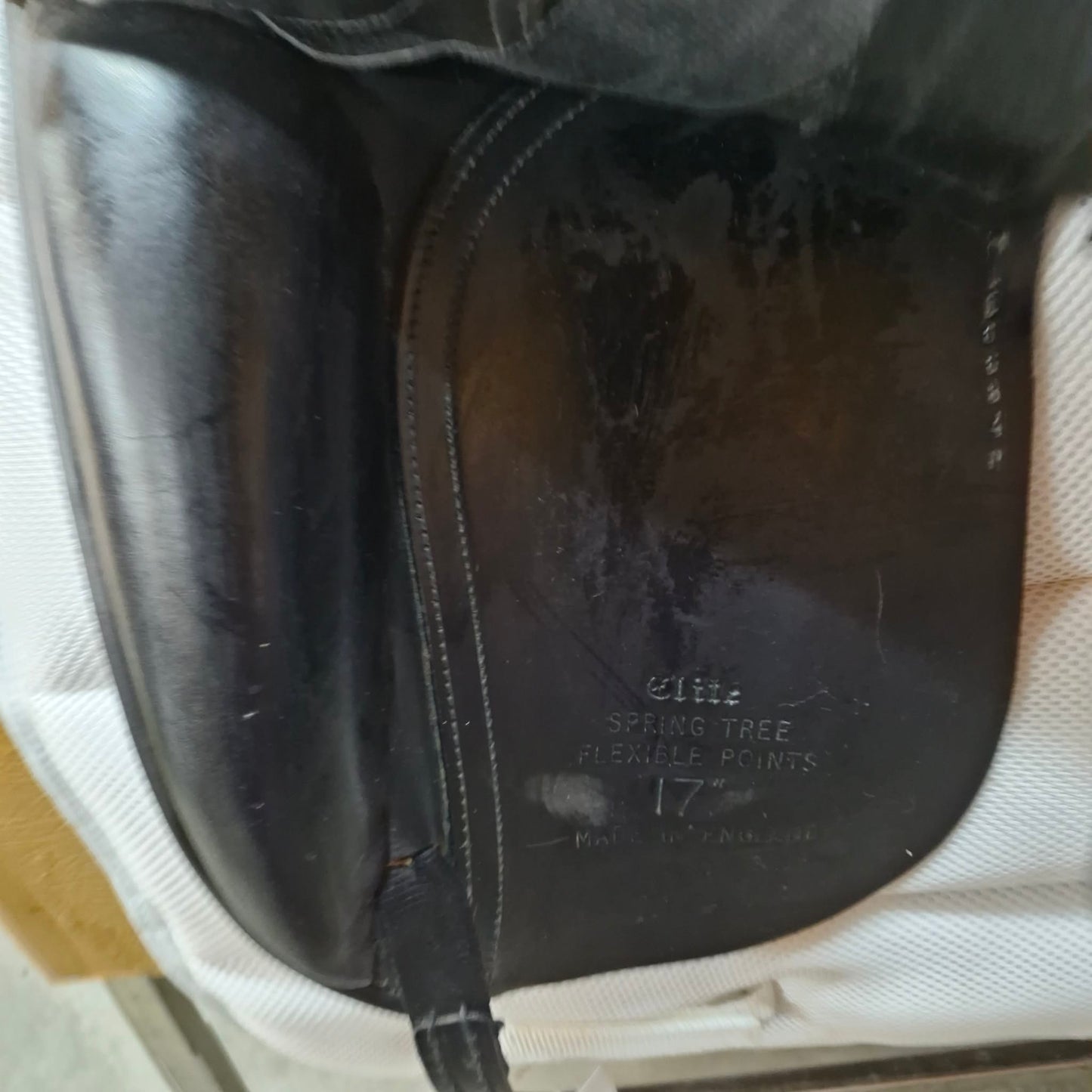 17" Windsor Elite Handcrafted Dressage Saddle with accessories