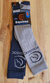 Equisoc Elite Superlite- 2 Pack- Black/ Grey-  Size EU41 -45