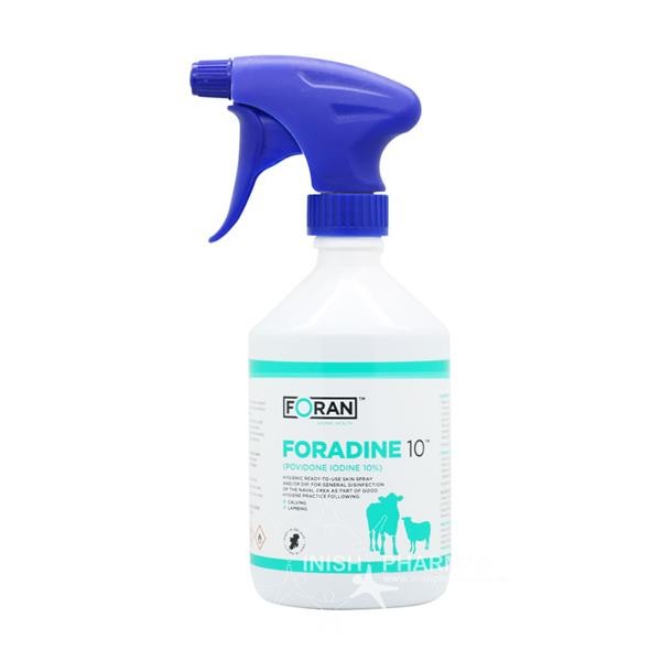 Forans Foradine Iodine- Strong 10% Solution 500ml