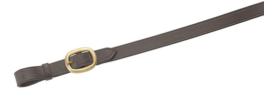 Shires Velociti GARA Leather Lead Rein- Black- 3/4"