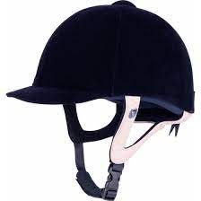 Gatehouse Jeunesse Velvet Riding Helmet- Black