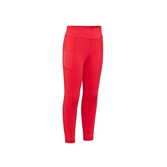 Cameo Equine Core Riding Tights- Junior- Poppy Red