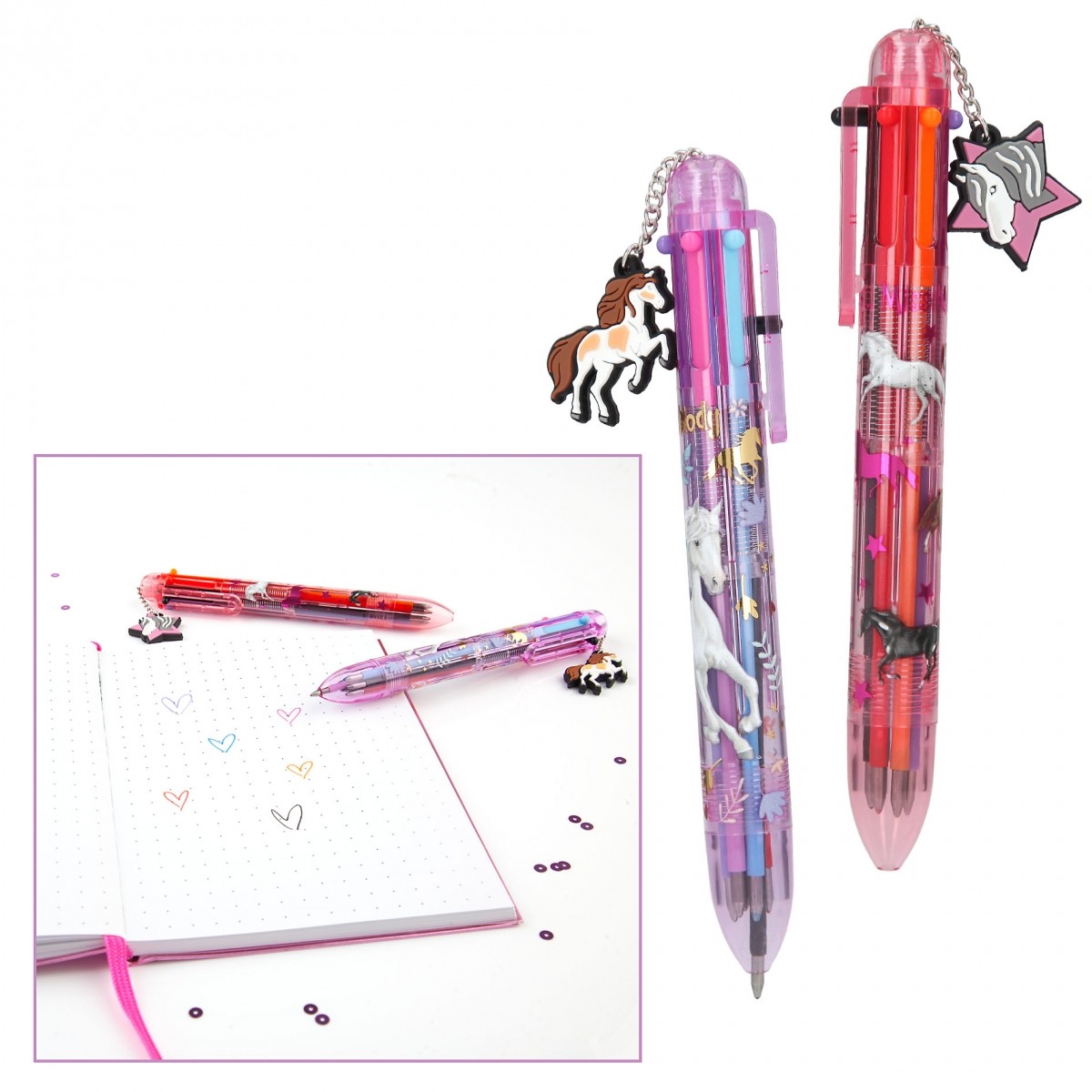 Miss Melody Gel Pen 6 Colours