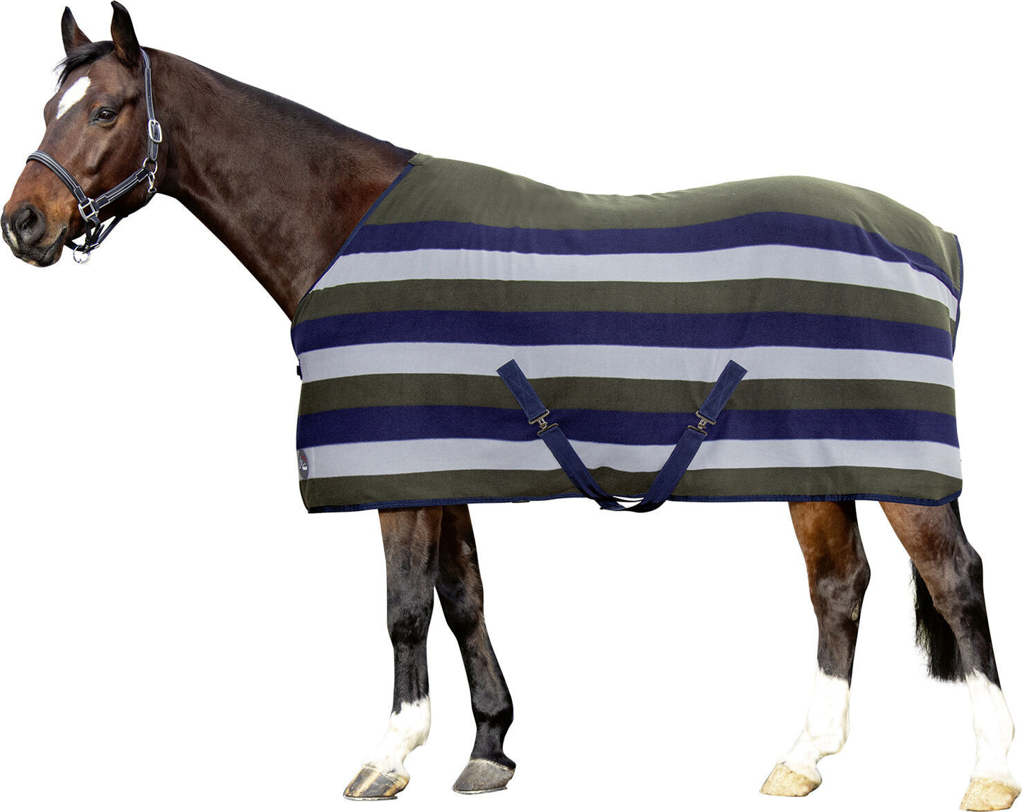 HKM Fleece Cooler "Professional" - Navy/Grey/Olive