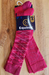 Equisoc (Ire) Sapphire 16- Pink- 2 Pack -Size EU35-40