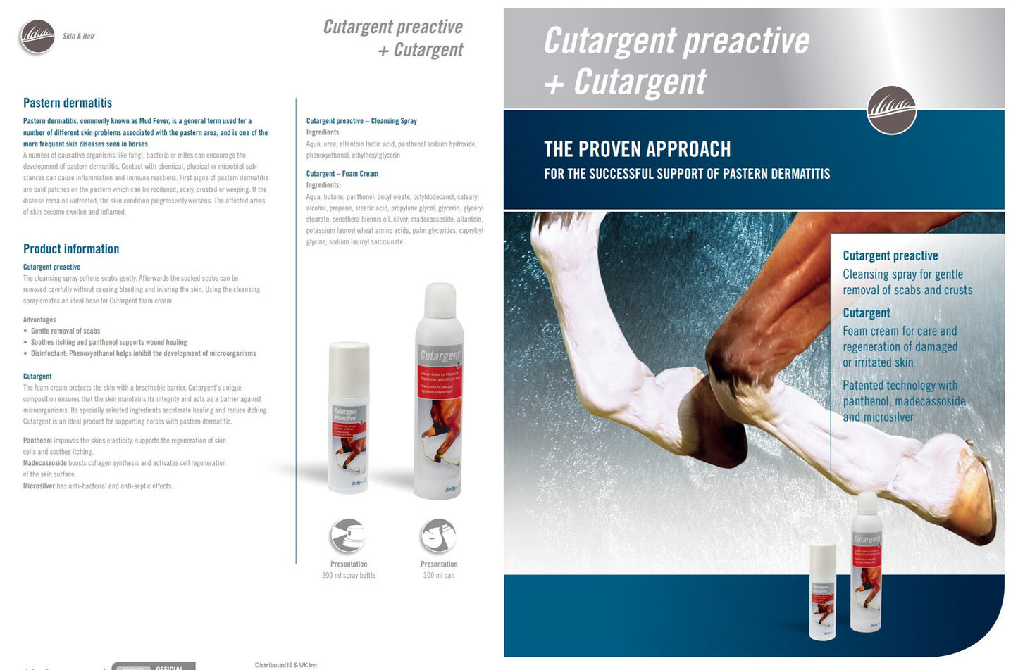 Derbymed Cutargent for Dermatitis and Mud Rash