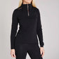 Equieire Emily Ladies Long Sleeved Top- Black