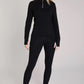 Equieire Emily Ladies Long Sleeved Top- Black