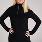 Equieire Emily Ladies Long Sleeved Top- Black