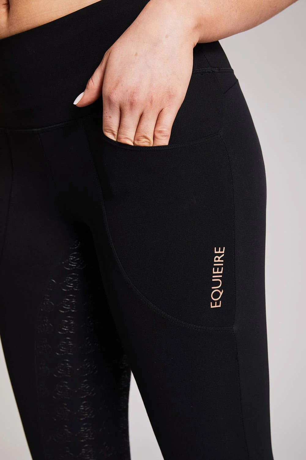 Equieire Eve Full Seat Compression Tights- Black