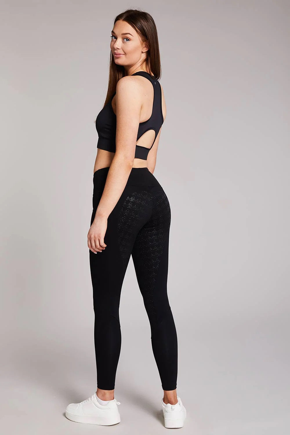 Equieire Eve Full Seat Compression Tights- Black