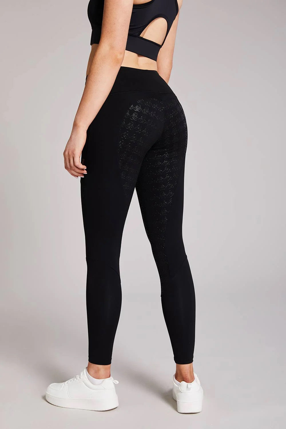 Equieire Eve Full Seat Compression Tights- Black