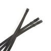 Mackey Classic One SIded Rubber Grip Reins- Black- Full size
