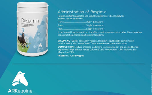 Ark Equine Respimin 800g- For Respiratory tract
