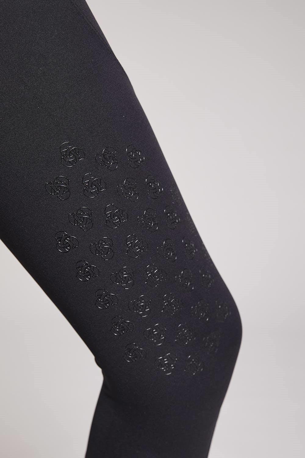 Equieire Ava Kids Riding Leggings- Black/ Rose Gold