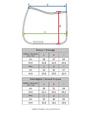 HKM Saddle Cloth Misty