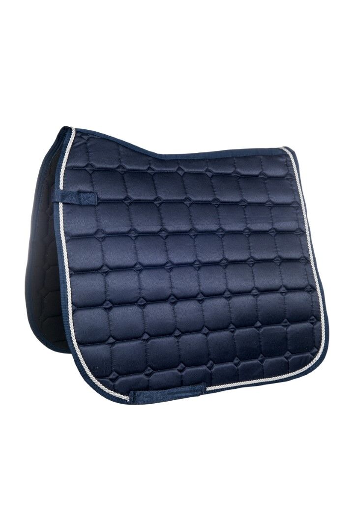 HKM Saddle Cloth "Madrid"-  Navy- Cob/ Full Size