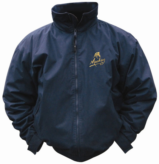Mackey Blouson Jacket- Kids- Navy/Gold