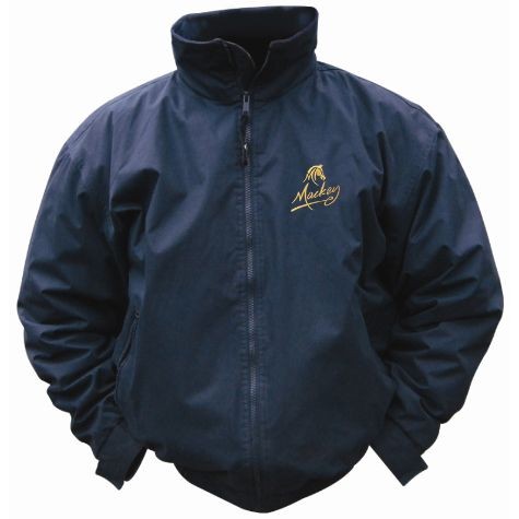 Mackey Blouson Jacket- Kids- Navy/Gold