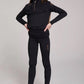 Equieire Amber Kids Base Layer- Black/ Rose Gold