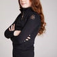 Equieire Amber Kids Base Layer- Black/ Rose Gold