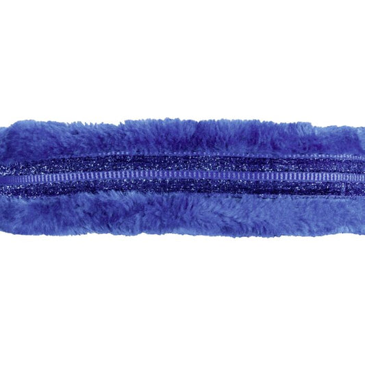 HKM Nylon Head Collar Glitter Corn Blue