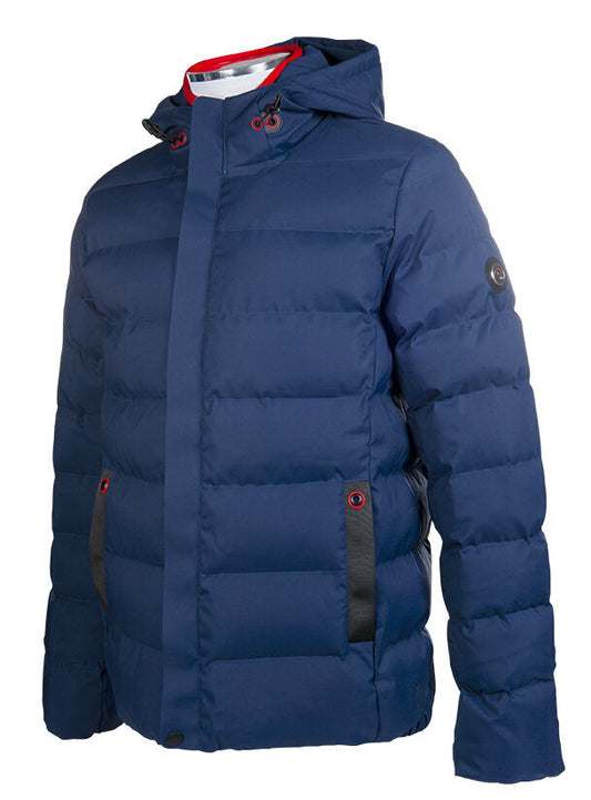 HKM Men's Quilted Jacket- Hamburg- Deep Blue