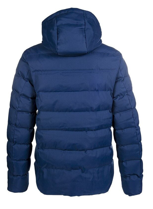 HKM Men's Quilted Jacket- Hamburg- Deep Blue
