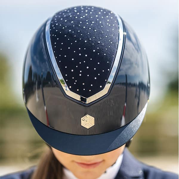 Charles Owen Kylo 2025- Navy Gloss Crystal- Medium